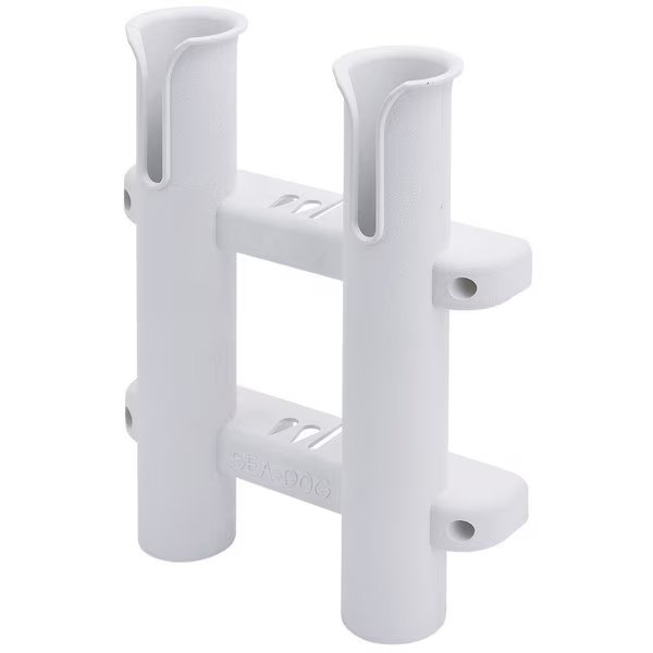 Two Pole Side Mount Rod Storage Rack - White, Sea-Dog, Mfr#: 325028-1